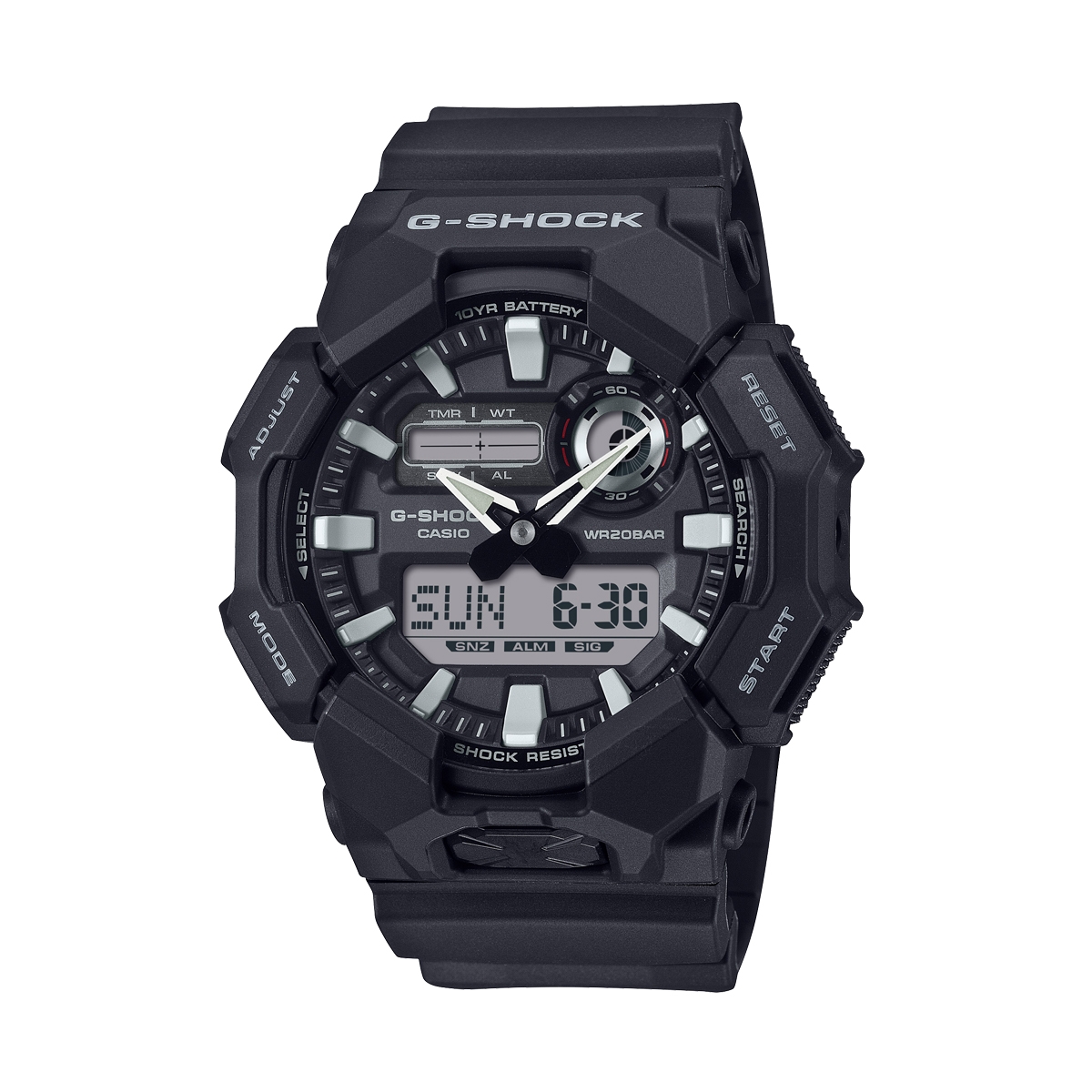 Casio G-Shock Mod. New Rugged Basic Digital 10-Year Battery