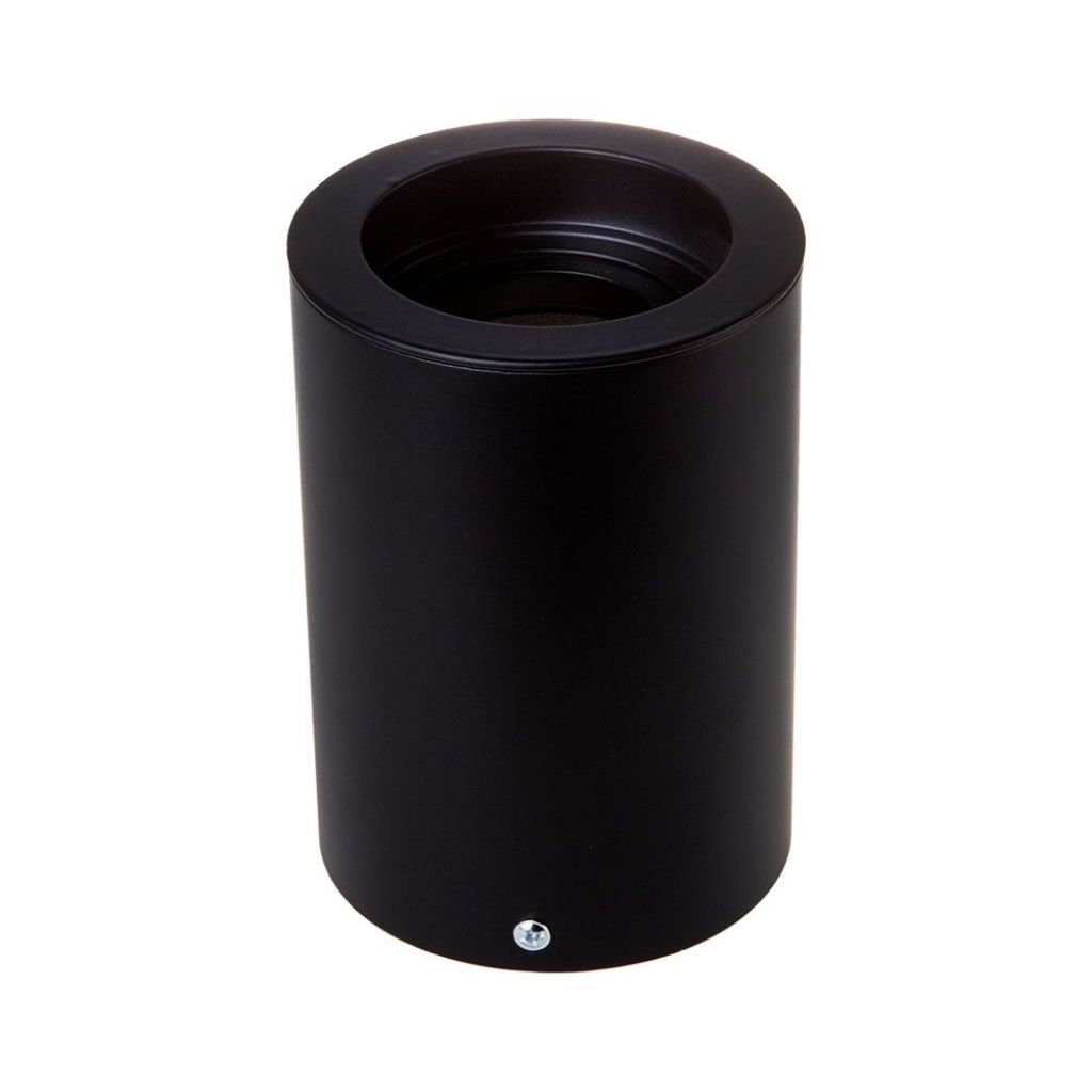 Gu10 Fitting Surface Round Black