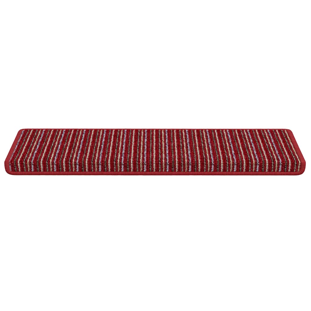Tappetini Per Scale Autoadesivi 15 Pcs Rosso 65 X 21 X 4 cm - Image 5
