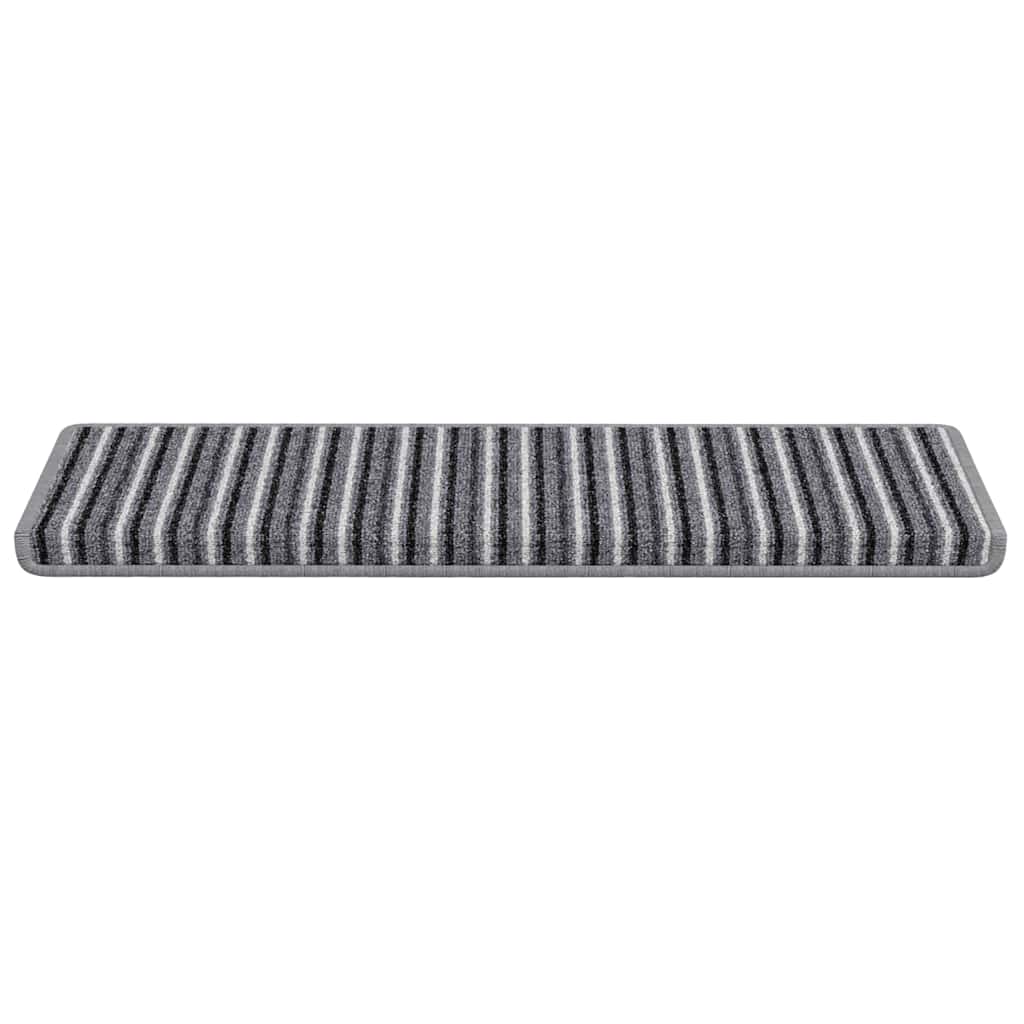 Tappetini Per Scale Autoadesivi 15 Pcs Grigio 65 X 21 X 4 cm - Image 5