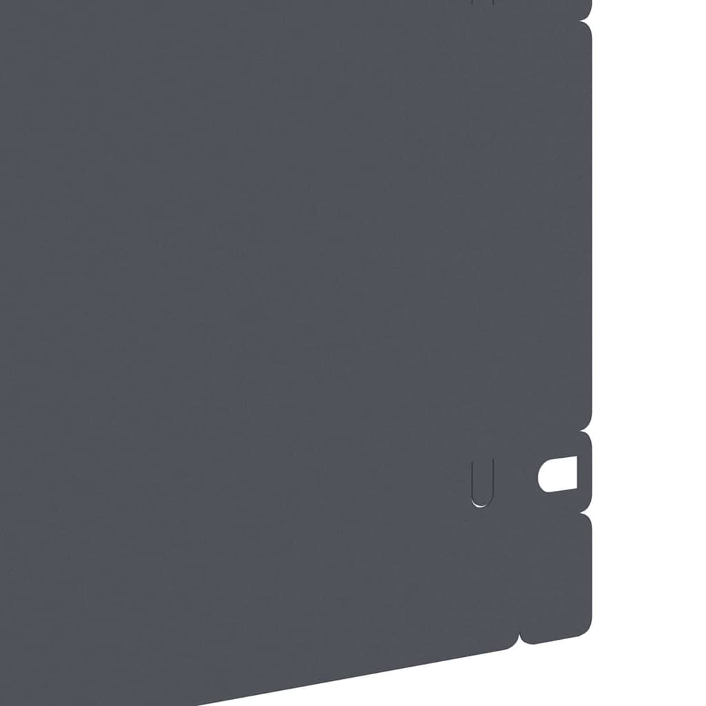 Bordure Per Prato 30 Pcs Antracite 103 X 0,05 X 22 Cm Acciaio - Image 6