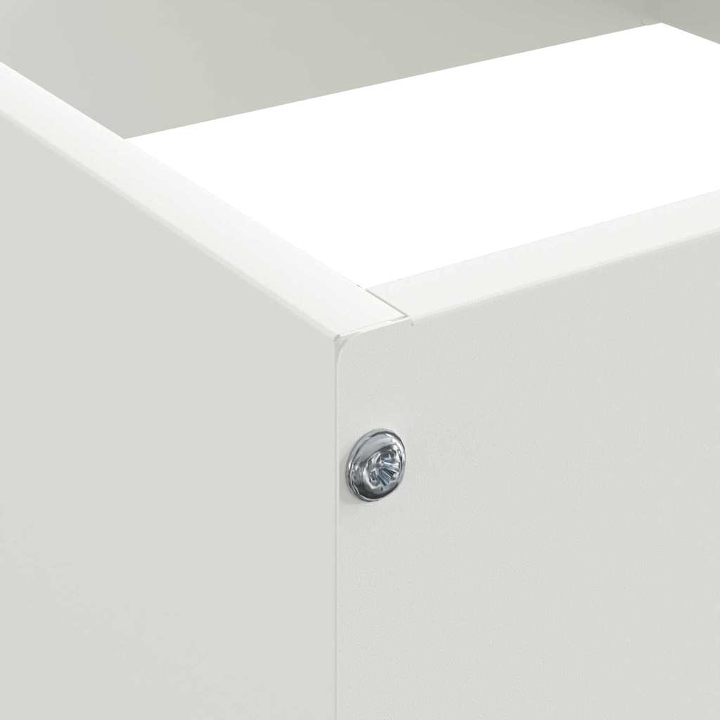 Bordura Per Prato Bianco 40 X 40 X 13 Cm Acciaio - Image 5