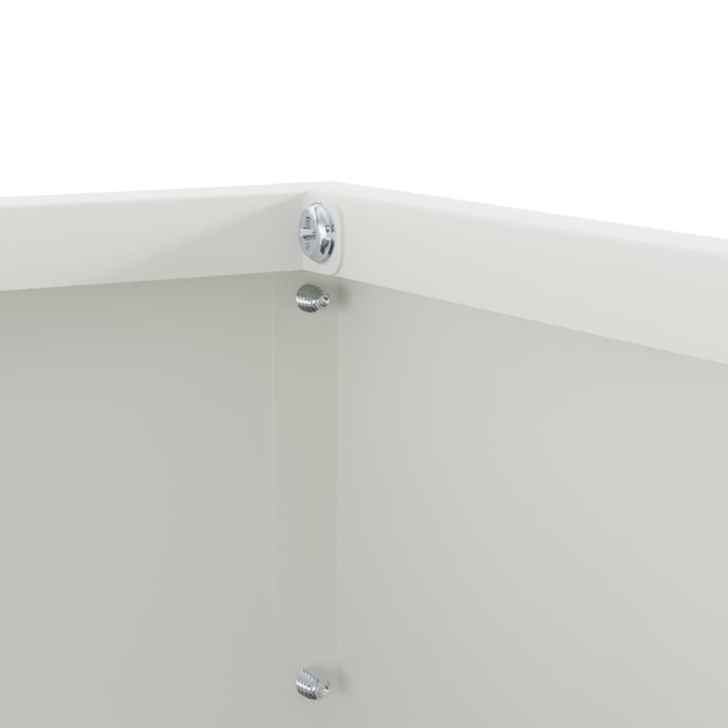 Bordura Per Prato Bianco 40 X 40 X 13 Cm Acciaio - Image 6