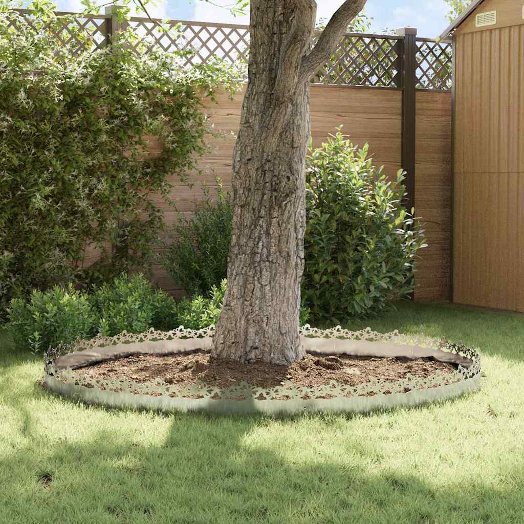 Bordure Per Prato 20 Pcs Argento 103 X 0,05 X 22 cm - Image 4