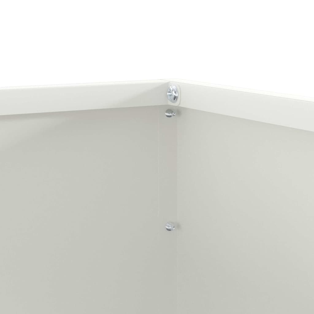 Bordura Per Prato Bianco 50 X 50 X 13 Cm Acciaio - Image 6