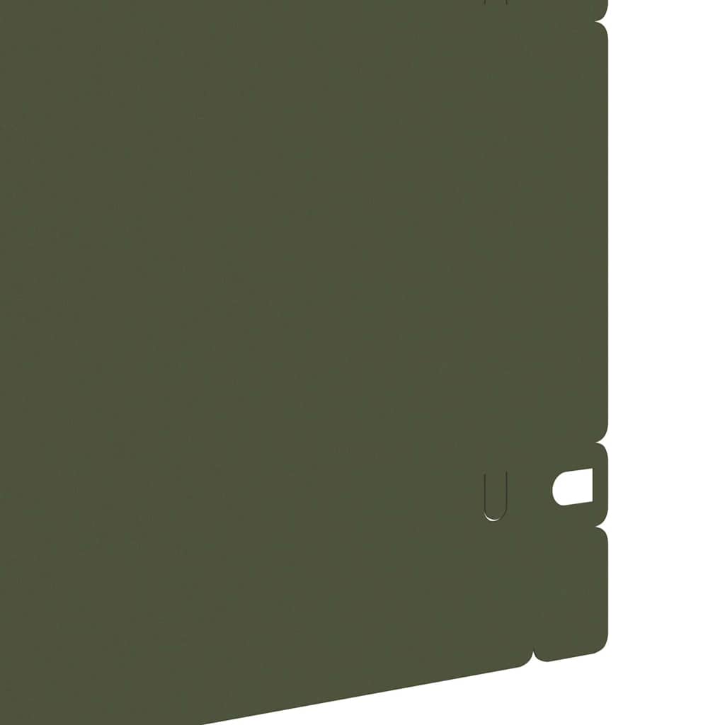 Bordure Per Prato 20 Pcs Verde Oliva 103 X 0,05 X 22 Cm Acciaio - Image 6