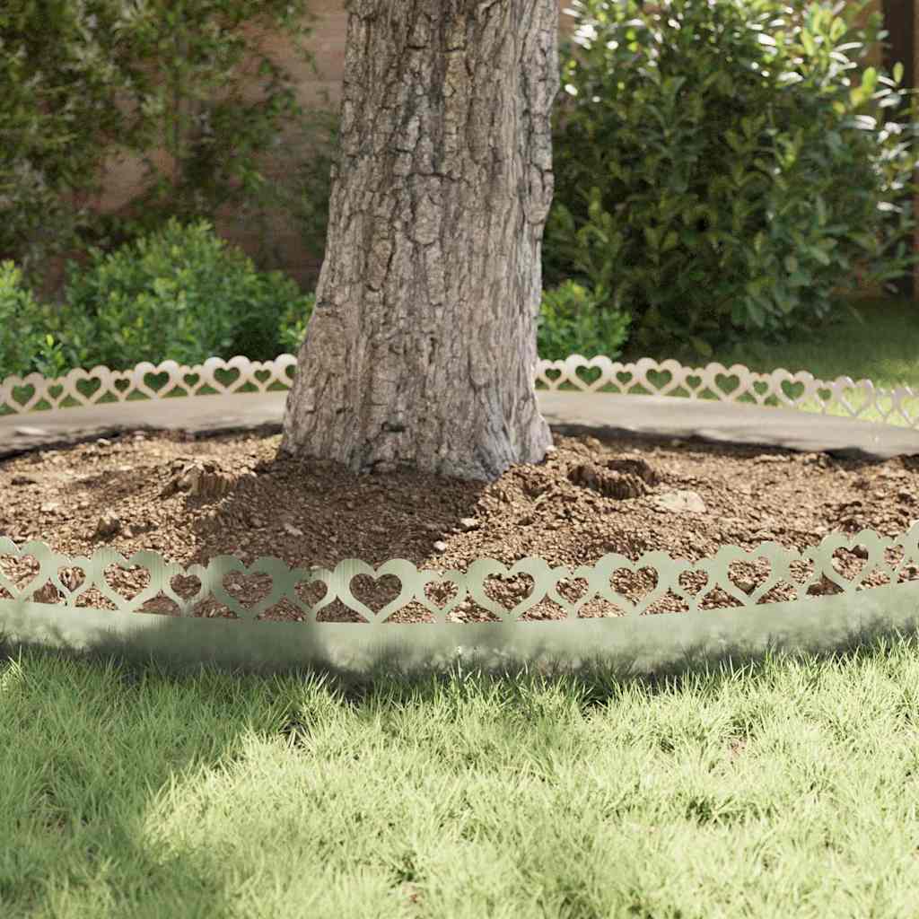 Bordure Per Prato 20 Pcs Argento 103 X 0,05 X 22 cm - Image 5