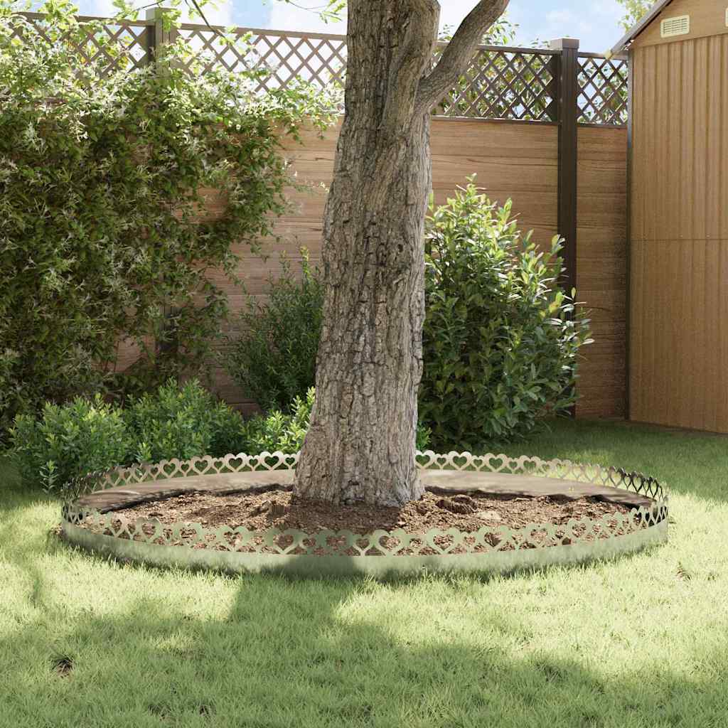 Bordure Per Prato 30 Pcs Argento 103 X 0,05 X 22 cm - Image 4