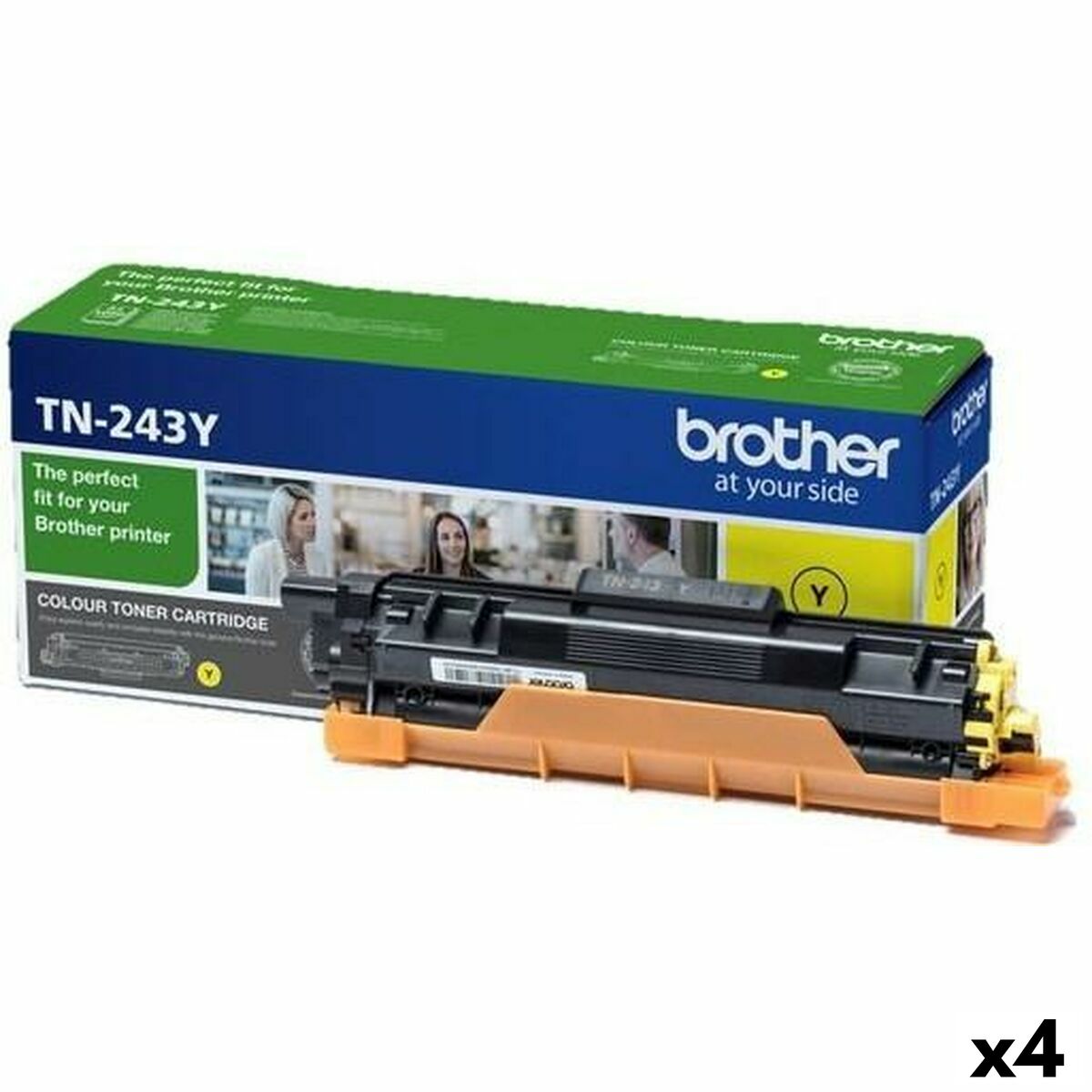 Toner Originale Brother Hll3210cw Giallo (4 Unità)