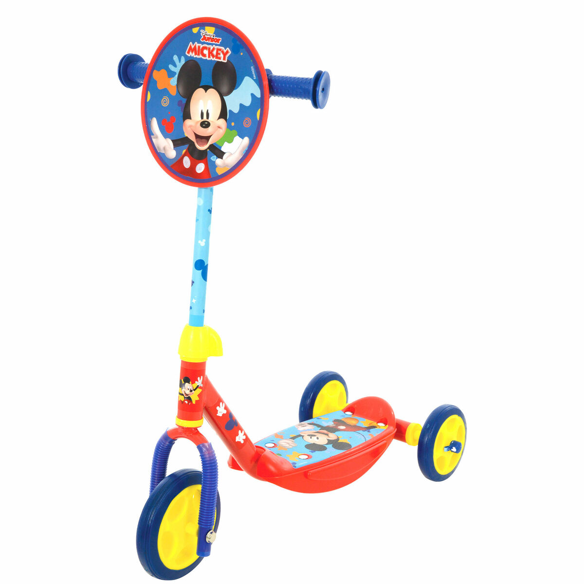 Monopattino Mickey Mouse Gomma Metallo Plastica Azzurro