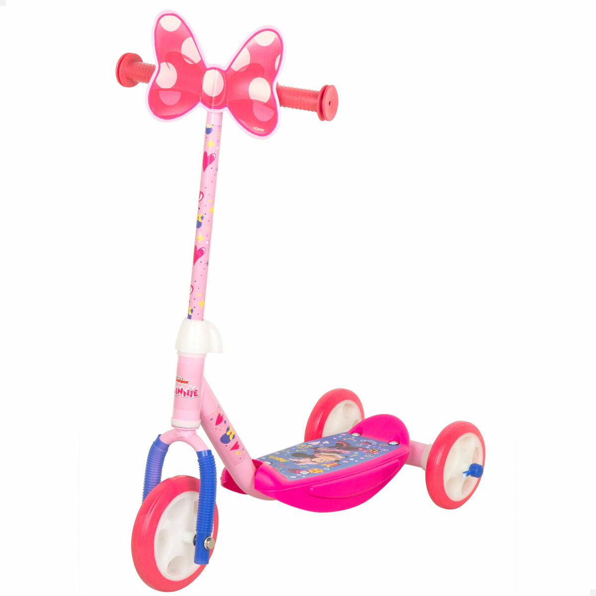 Monopattino Minnie Mouse Gomma Metallo Plastica Rosa