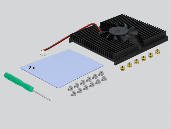 Delock Pci Express X8/x16 Card > 4 X Internal Nvme M.2 Key M - SpeicheR-Controller - M.2 - M.2 Card - Pcie 3.0 X16 (90409)