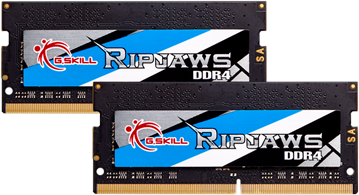 G.skill Ripjaws - Ddr4 - 32 Gb: 2 X 16 Gb - So Dimm 260-Pin - 3200 Mhz / Pc4-25600 - Cl22 - 1.2 V - Ungepuffert - NoN-Ecc (f4-3200c22D-32grs)