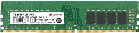 Transcend Jetram - Ddr4 - Modul - 16 Gb - Dimm 288-Pin - 3200 Mhz / Pc4-25600 - Cl22 - 1.2 V - Ungepuffert - NoN-Ecc (jm3200hlB-16g)