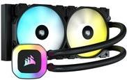 Corsair H100 Rgb - ProzessoR-Flüssigkeitskühlsystem - Kühlergröße: 240 Mm - (für: Lga1156, Lga1366, Lga2011, Lga1150, Lga1151, Am4, Lga2066, Lga1200,