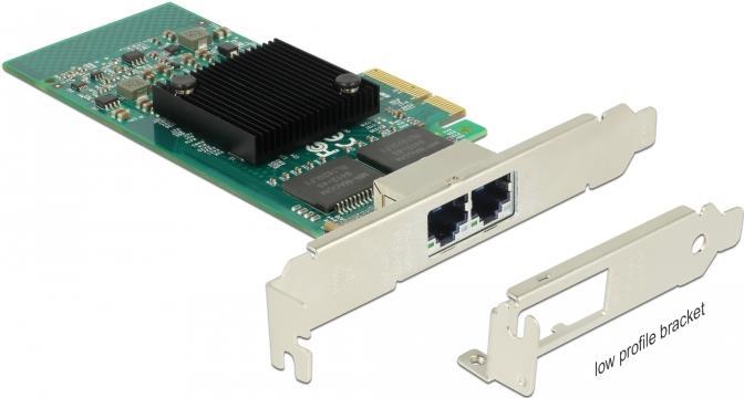 Delock Pci Express Card > 2 X Gigabit Lan - Netzwerkadapter - Pcie 2.1 X4 LoW-Profile - Gigabit Ethernet X 2