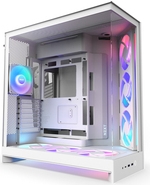 Nzxt H9 Flow Rgb+ Weiß Matt Temperd Glass X 2 - Gehäuse - Atx (cM-H92fW-P1)
