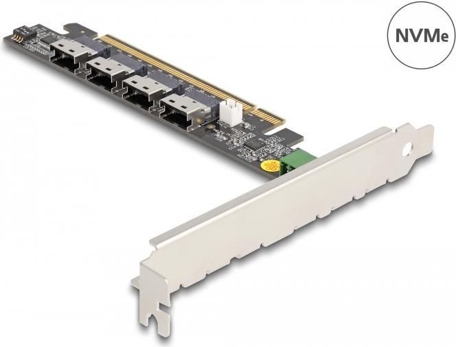 Delock - SpeicheR-Controller - Nvme - Pcie 5,0 X16 (90111)