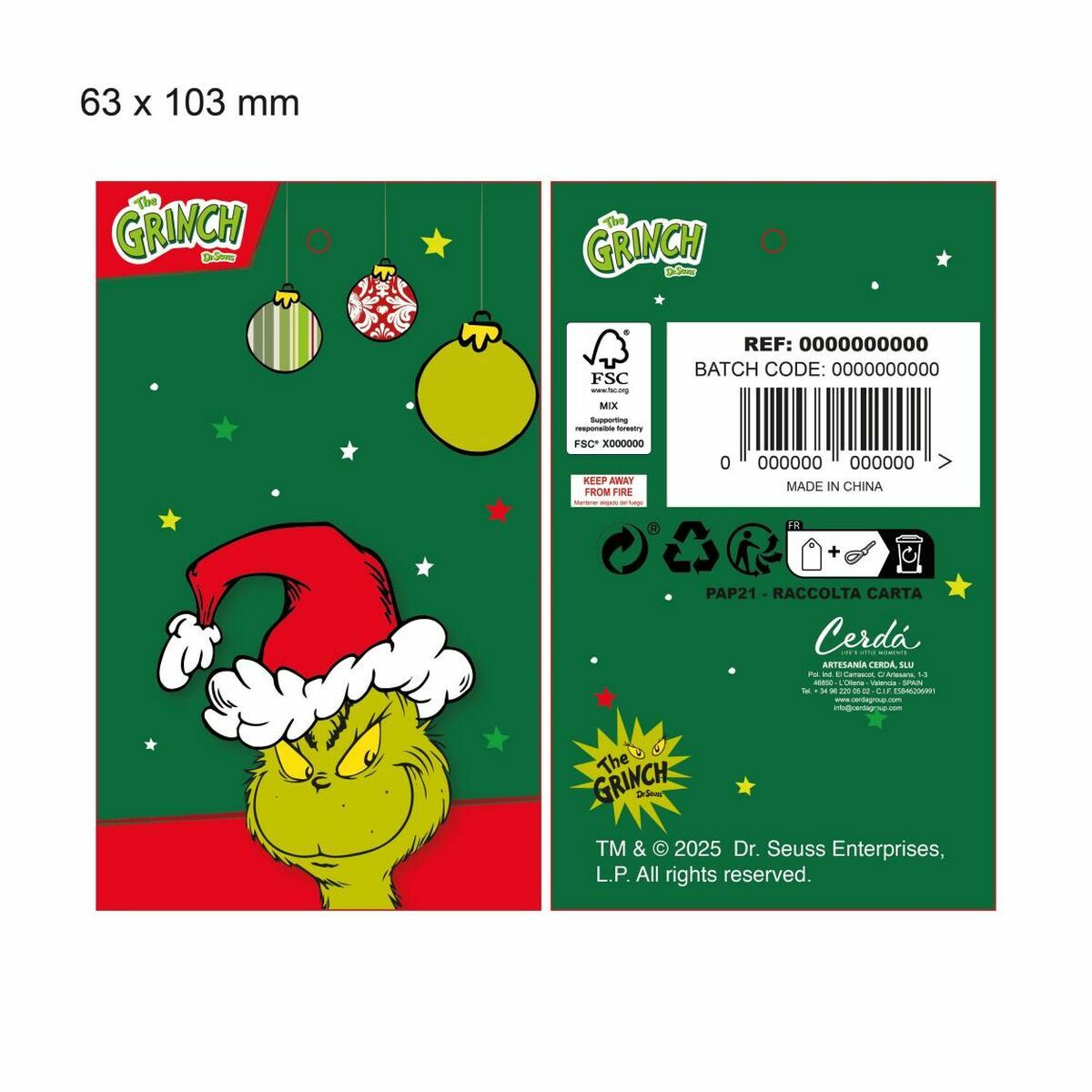 Berretto per Bambini The Grinch Rosso - Image 4