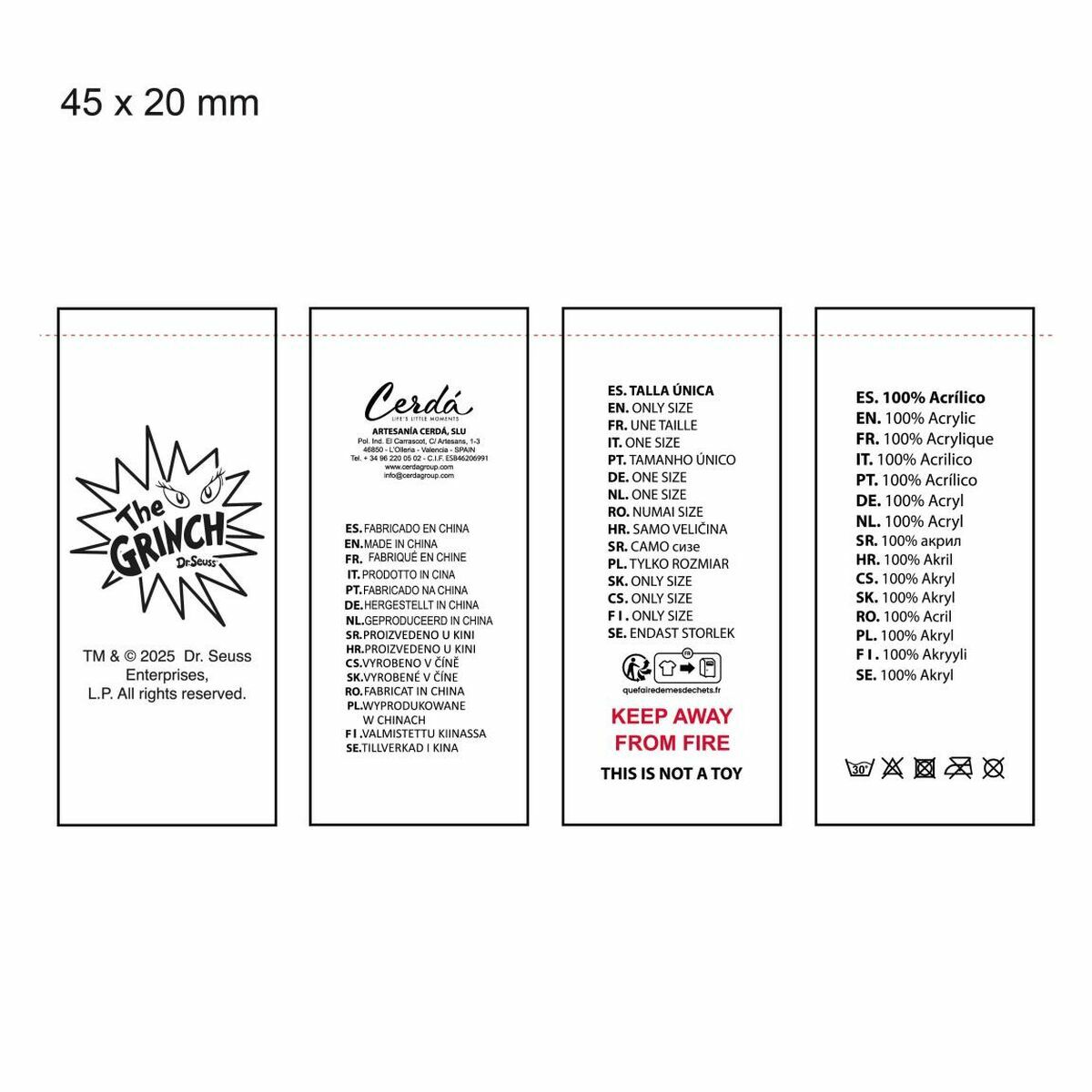 Berretto per Bambini The Grinch Rosso - Image 6