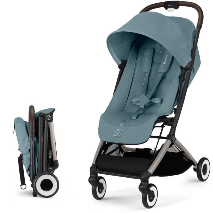 Cybex - Passeggino Ultracompatto E Confortevole - Orfeo - 4 Ruote - Stormy Blue
