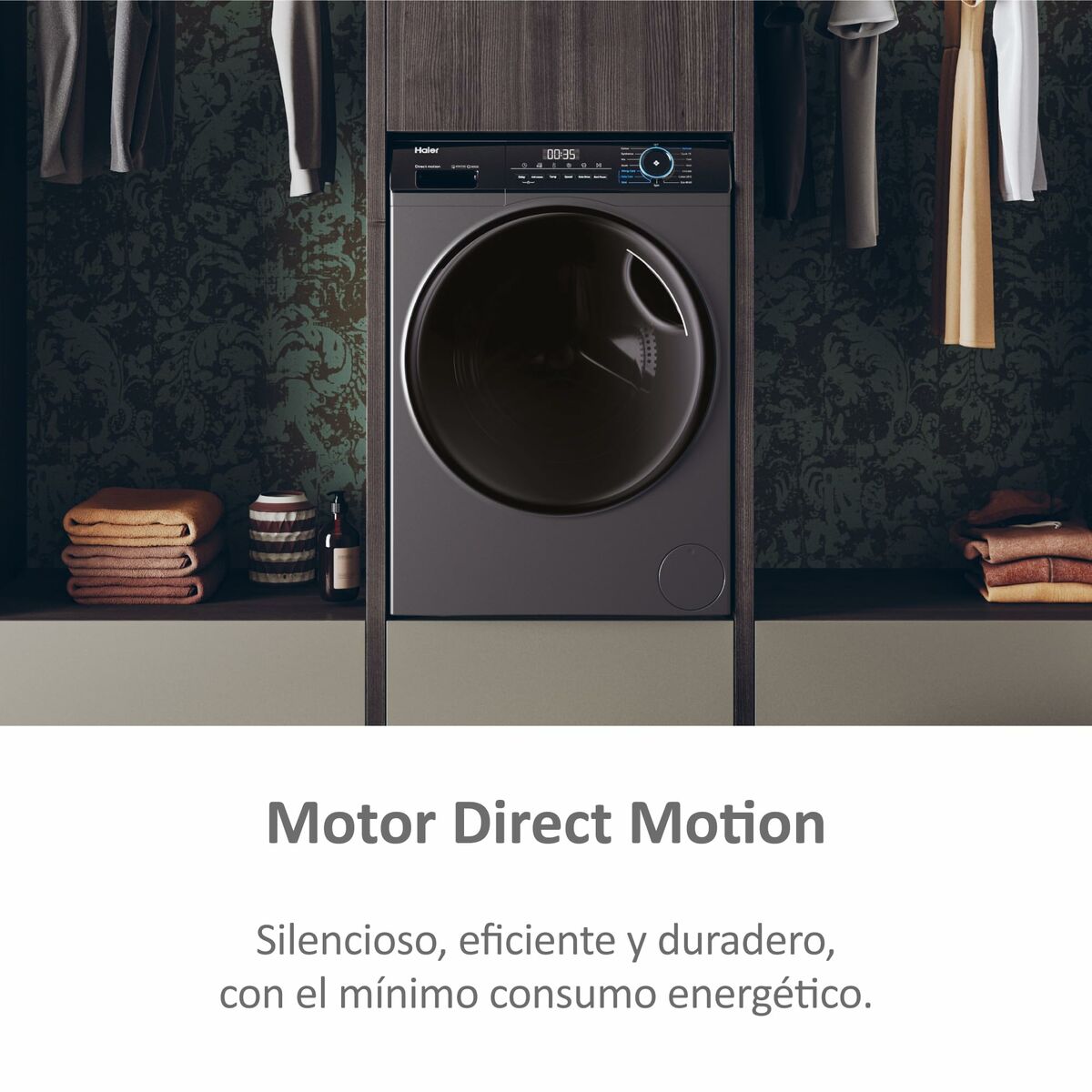 Busta Per Il Bucato Haier Hwd80b14939s8 Antracite - Image 3