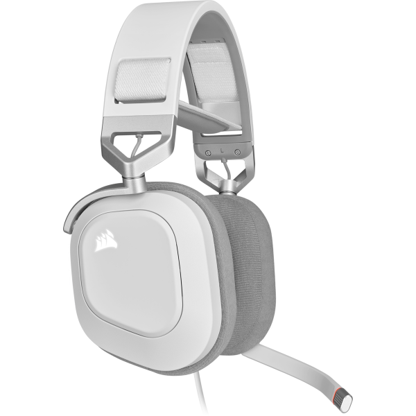 Corsair Hs80 Rgb Usb Auricolare Cablato Portatile Gaming Bianco (corsair Gaming Hs80 Rgb - Headset - Oh) - Image 3