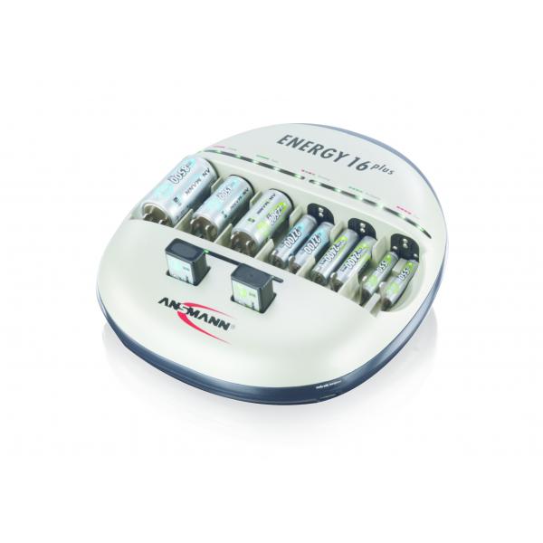 Ansmann 16+, 9v, Aa, Aaa, C, D