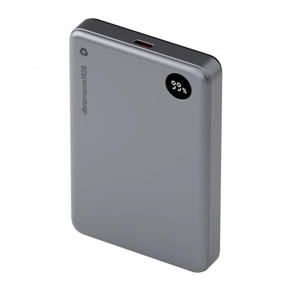 Dbramante1928 Cp10slbl7178 Batteria Portatile 10000 Mah Carica Wireless Grigio (rE-Charge Power Bank 10k)