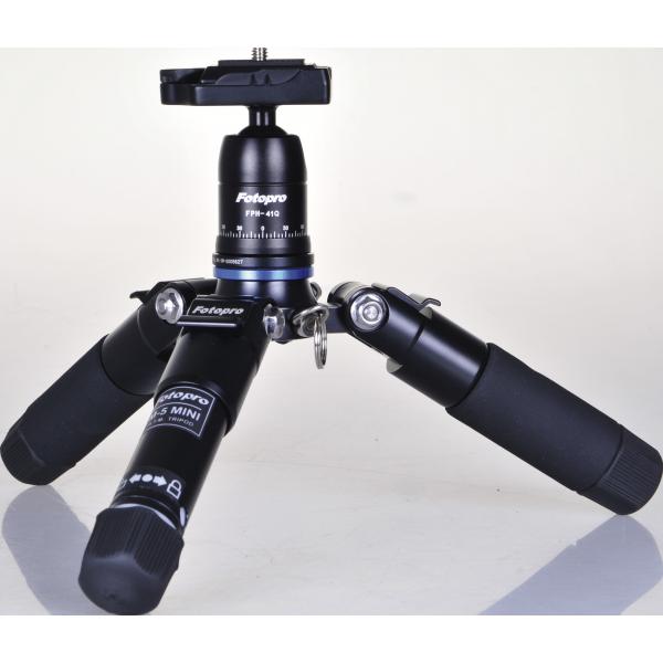 Rollei M5-Mini Treppiede Fotocamere Digitali/film 3 Gamba/gambe Nero, Blu (fotopro M5-Mini Stativ Med Ben) - Image 4