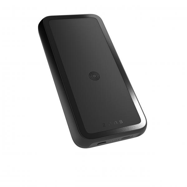 Zens Zepp04m/00 Batteria Portatile 10000 Mah Carica Wireless Nero (zens Powerbank Series Magnetic Single)