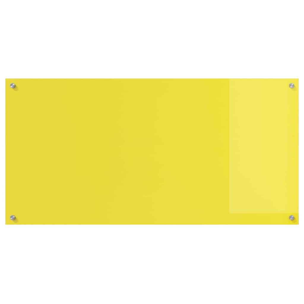vidaXL Küchenrückwand Gelb 120 x 60 x 0,6 cm Gehärtetes Glas - Image 4