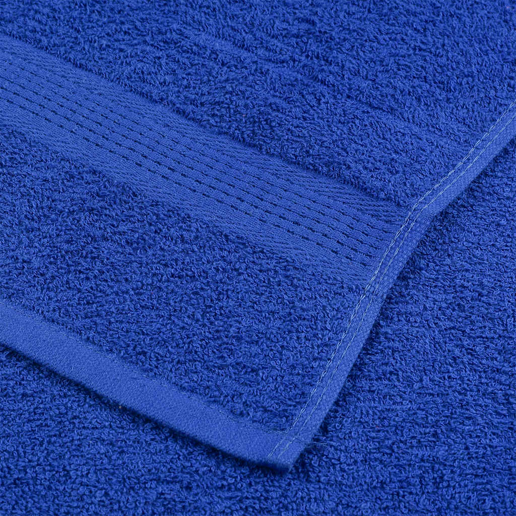 vidaXL Handtücher 2 Stk. Blau 50x100 cm 360 g/m² 100% Baumwolle - Image 6