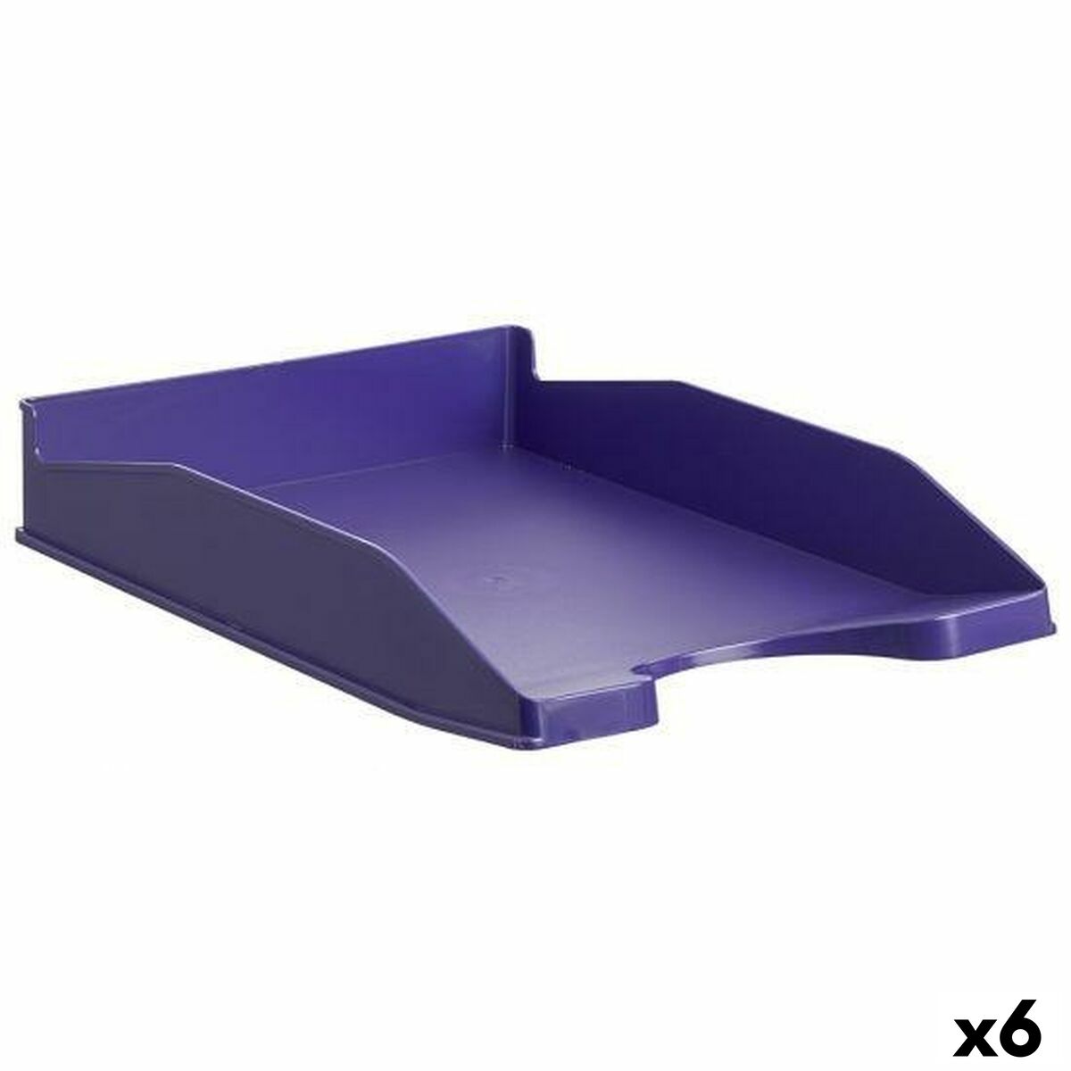 Vassoio Portadocumenti Archivo 2000 Malva A4 34,5 x 25,5 x 6 cm (6 Unità)