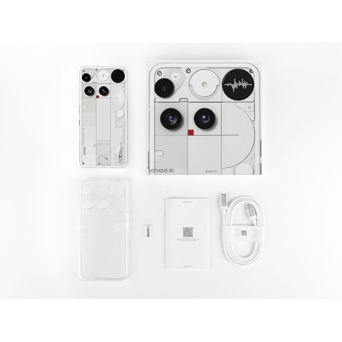 Smartphone Nothing Phone 3 5G 6,67" Octa Core 16 GB RAM 512 GB Bianco - Image 6