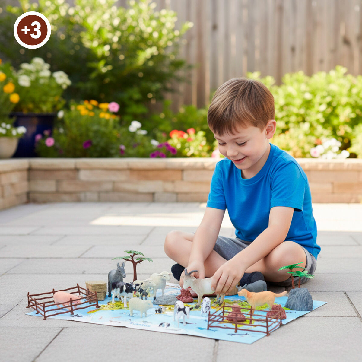 Set Animali della Fattoria Colorbaby Plastica 14 x 10 x 5 cm (4 Unità) - Image 5