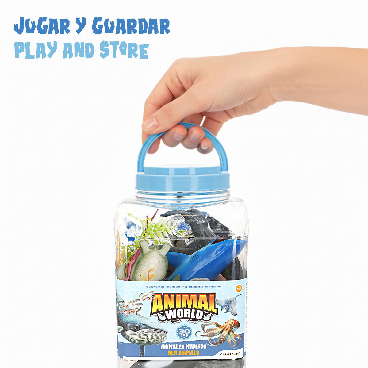 Figure di animali Colorbaby Plastica 23 X 10 X 7 CM (4 Unità) - Image 6