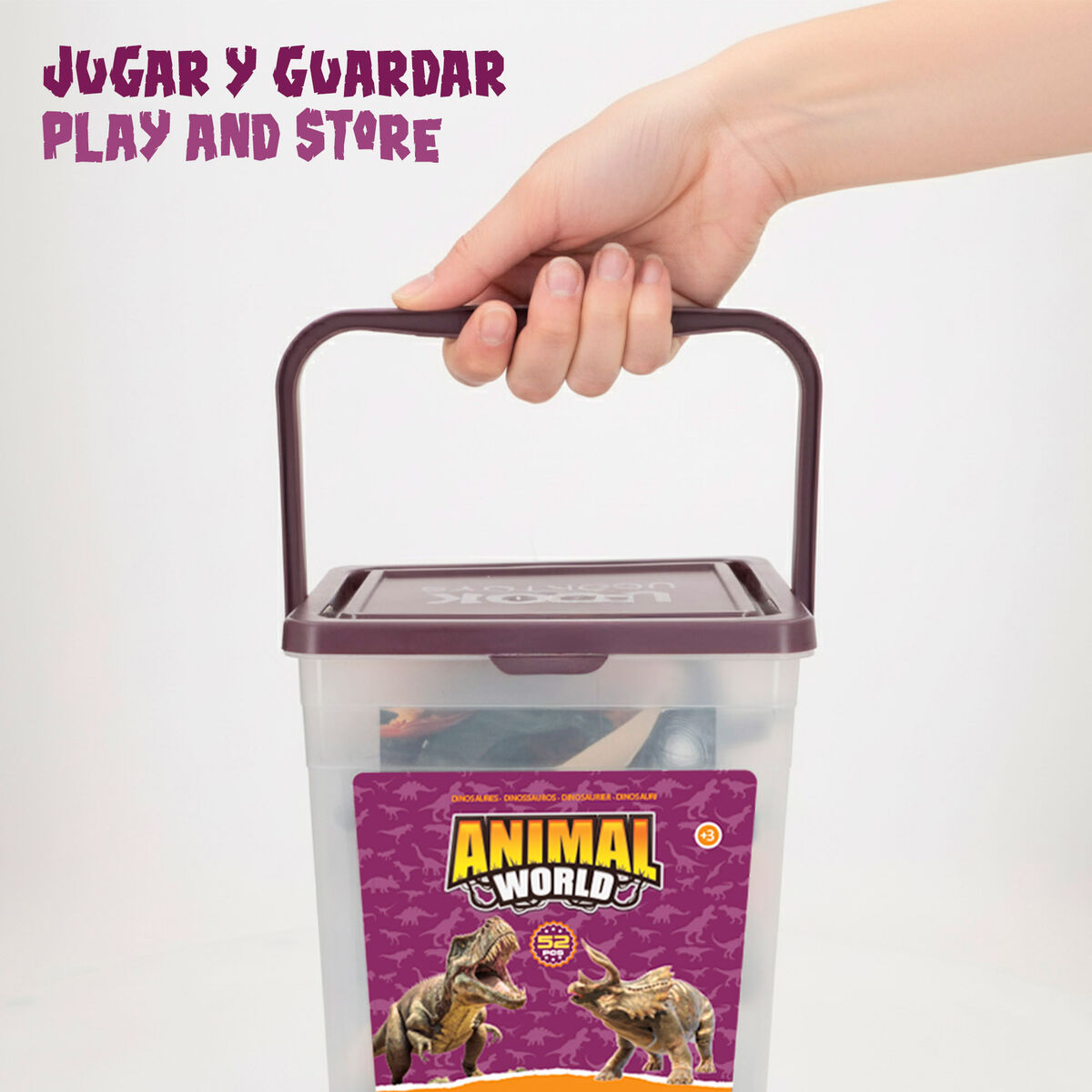 Set Dinosauri Colorbaby 20 x 12 x 7 cm 52 Pezzi 4 Unità - Image 6