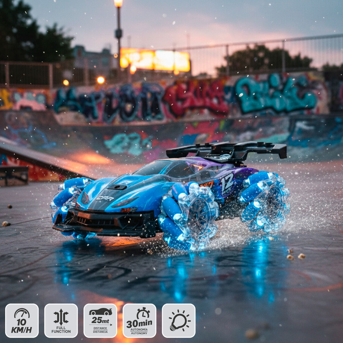 Macchinina Radiocomandata Speed & Go 23 X 8 X 15,5 CM (2 Unità) - Image 5