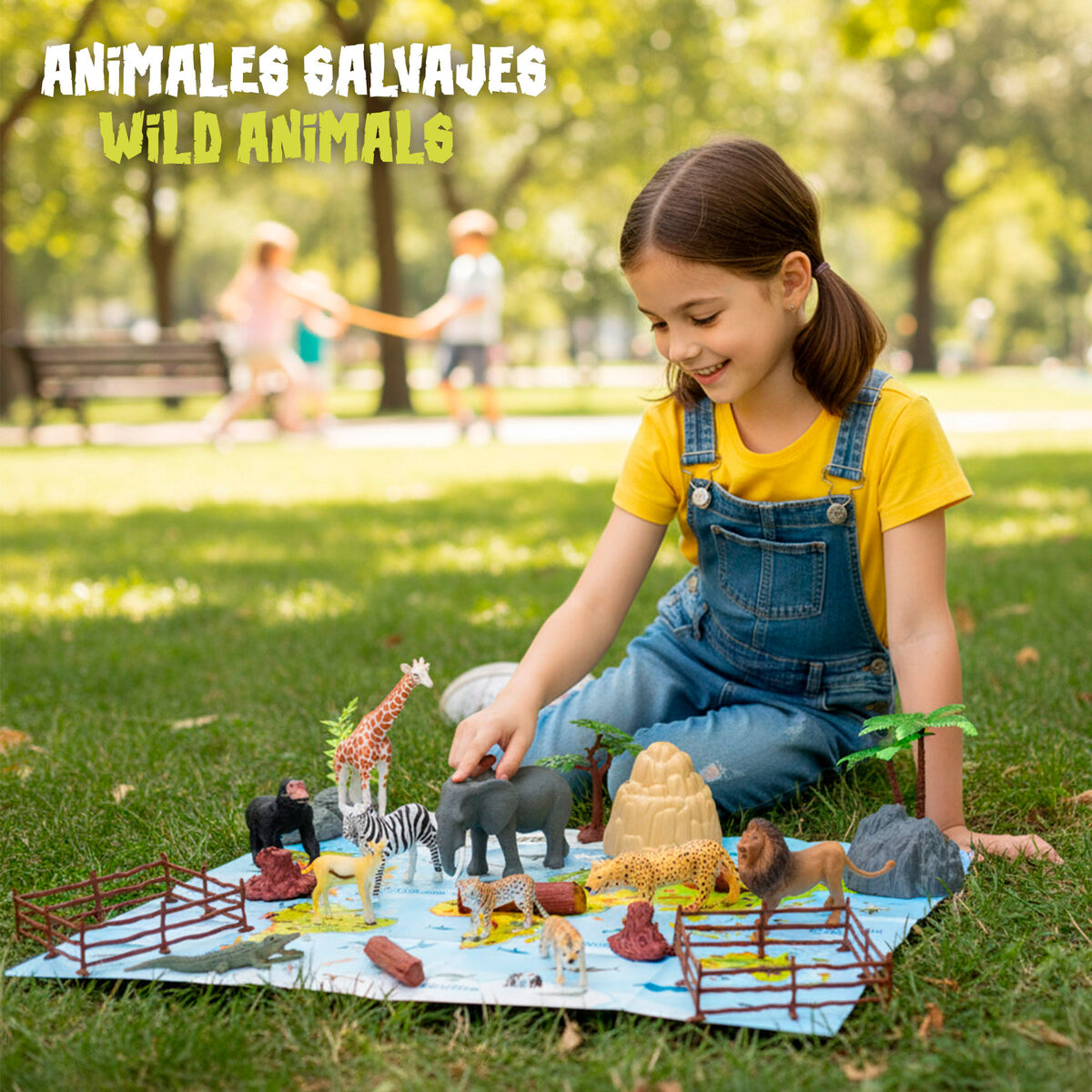 Set Animali Selvaggi Colorbaby Plastica 15 x 10 x 8 cm (4 Unità) - Image 3