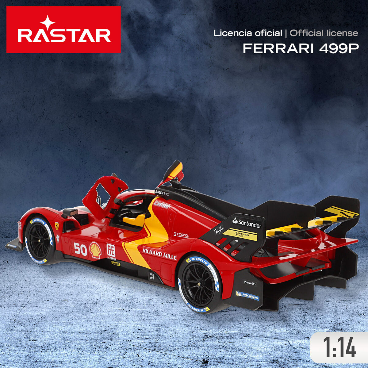 Macchinina Radiocomandata Ferrari 36 X 11 X 15 CM (2 Unità) - Image 3