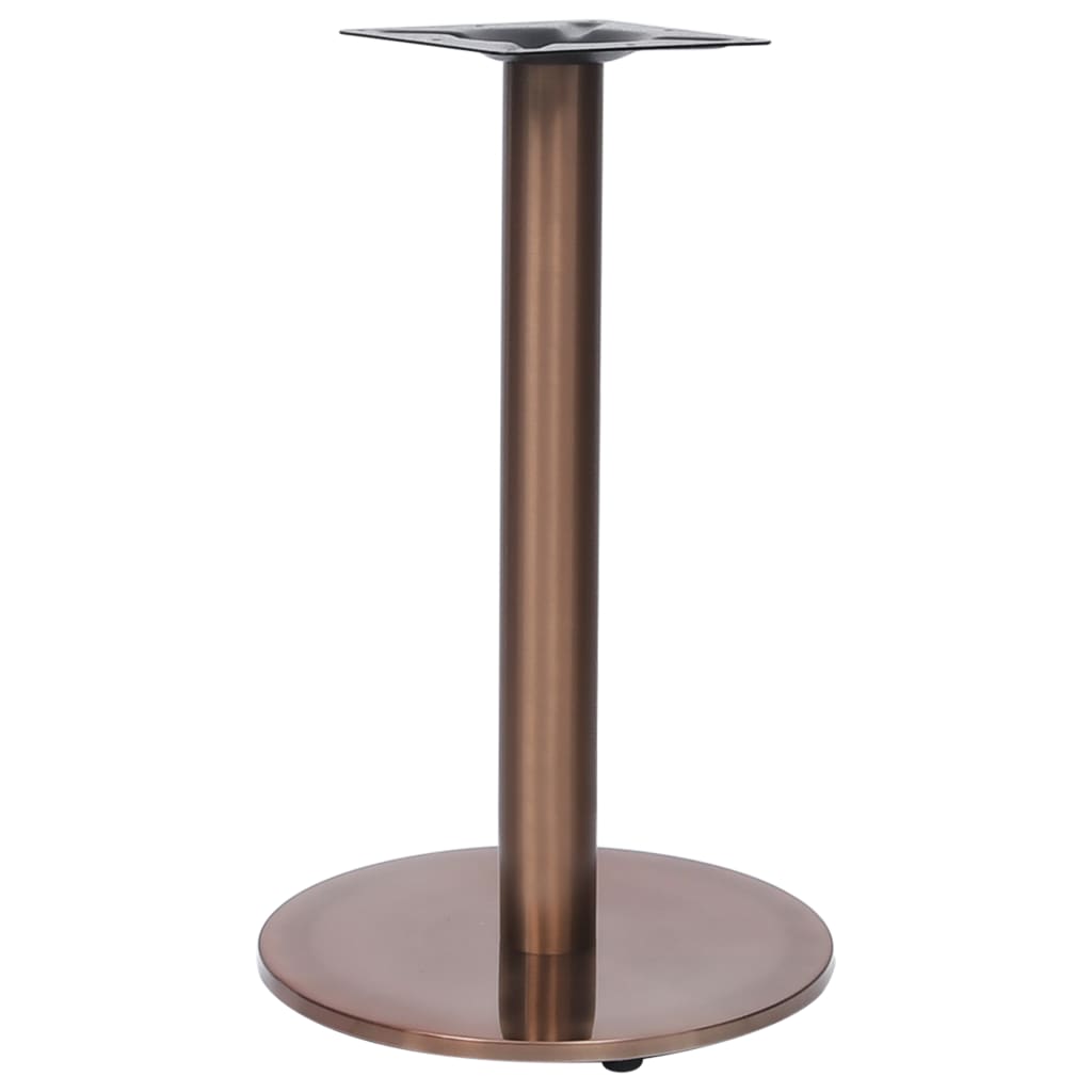 vidaXL Pata de mesa de bistró dorada Ø45x72 cm acero inoxidable