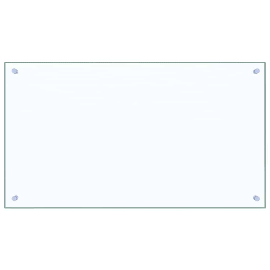 vidaXL Küchenrückwand 2 pcs Transparent 90 x 50 cm Gehärtetes Glas - Image 4