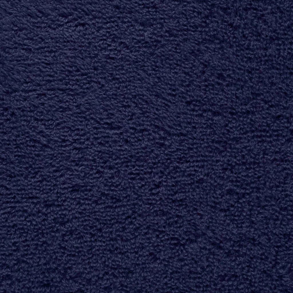 vidaXL Premium-Handtücher SOLUND 2 Stk. Marineblau 100x200 cm 600 g/m² - Image 5