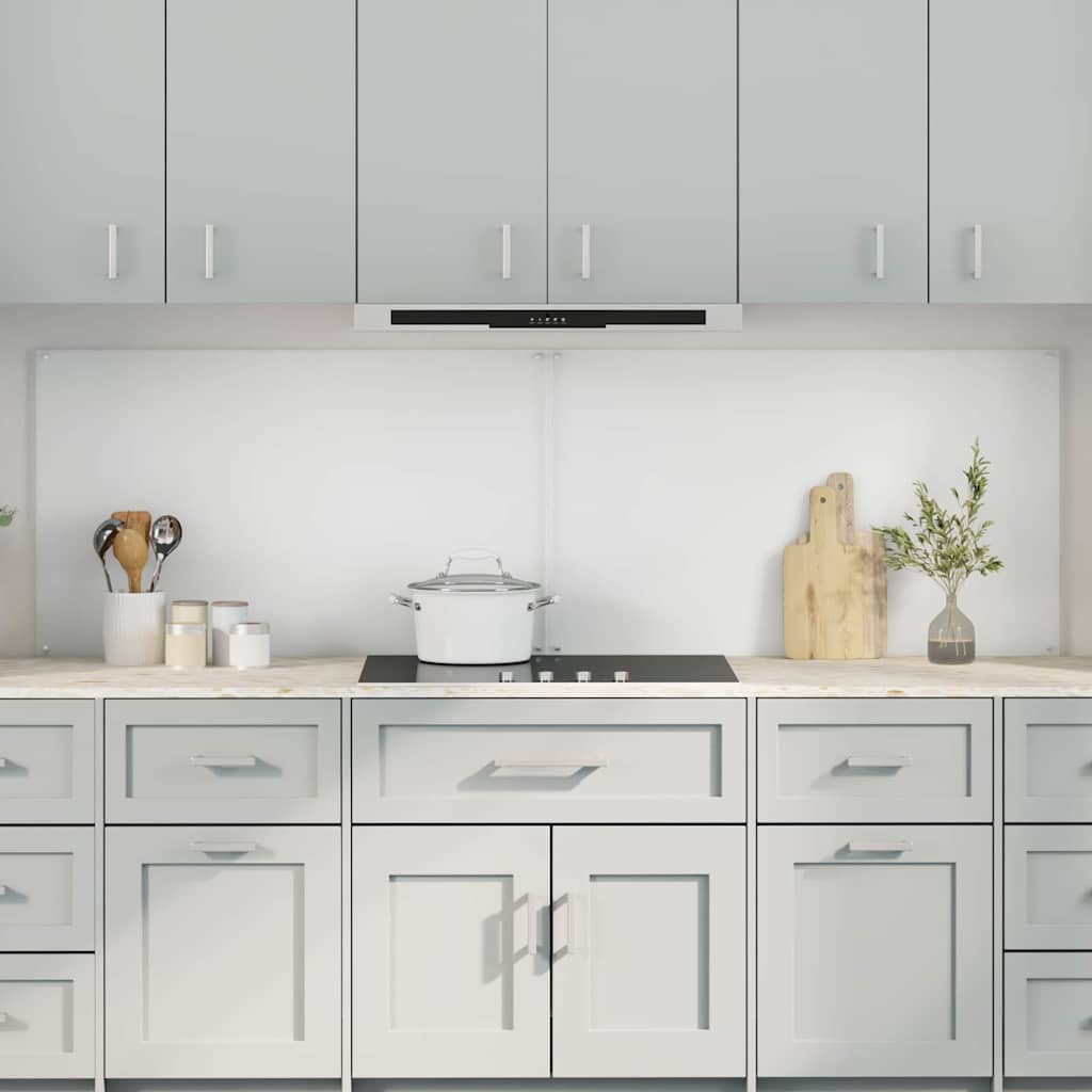 vidaXL Küchenrückwand 2 pcs Transparent 100 x 60 cm Gehärtetes Glas