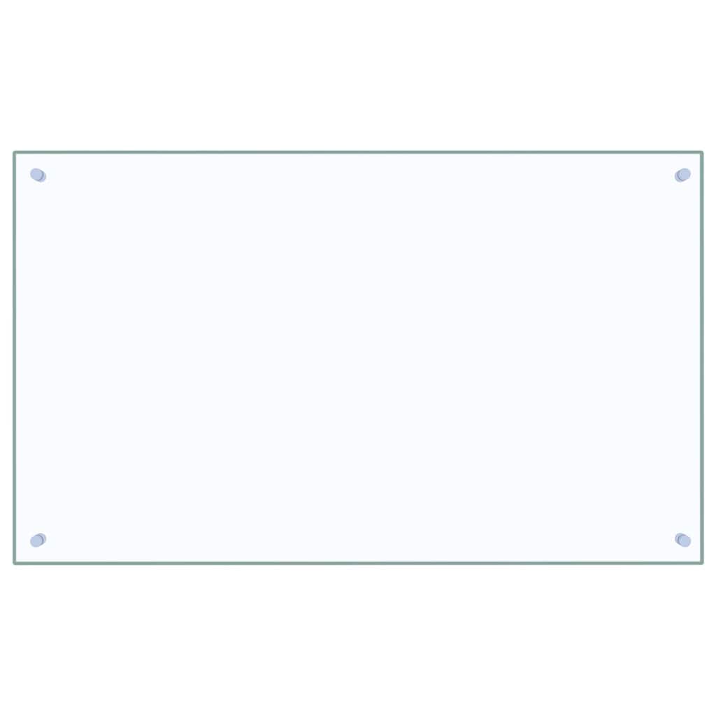 vidaXL Küchenrückwand 2 pcs Transparent 100 x 60 cm Gehärtetes Glas - Image 4