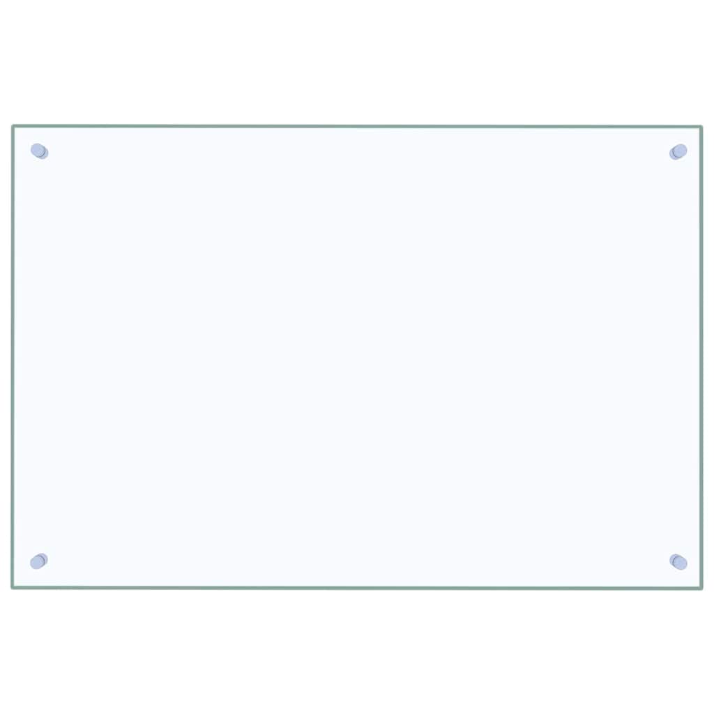 vidaXL Küchenrückwand 2 pcs Transparent 90 x 60 cm Gehärtetes Glas - Image 4