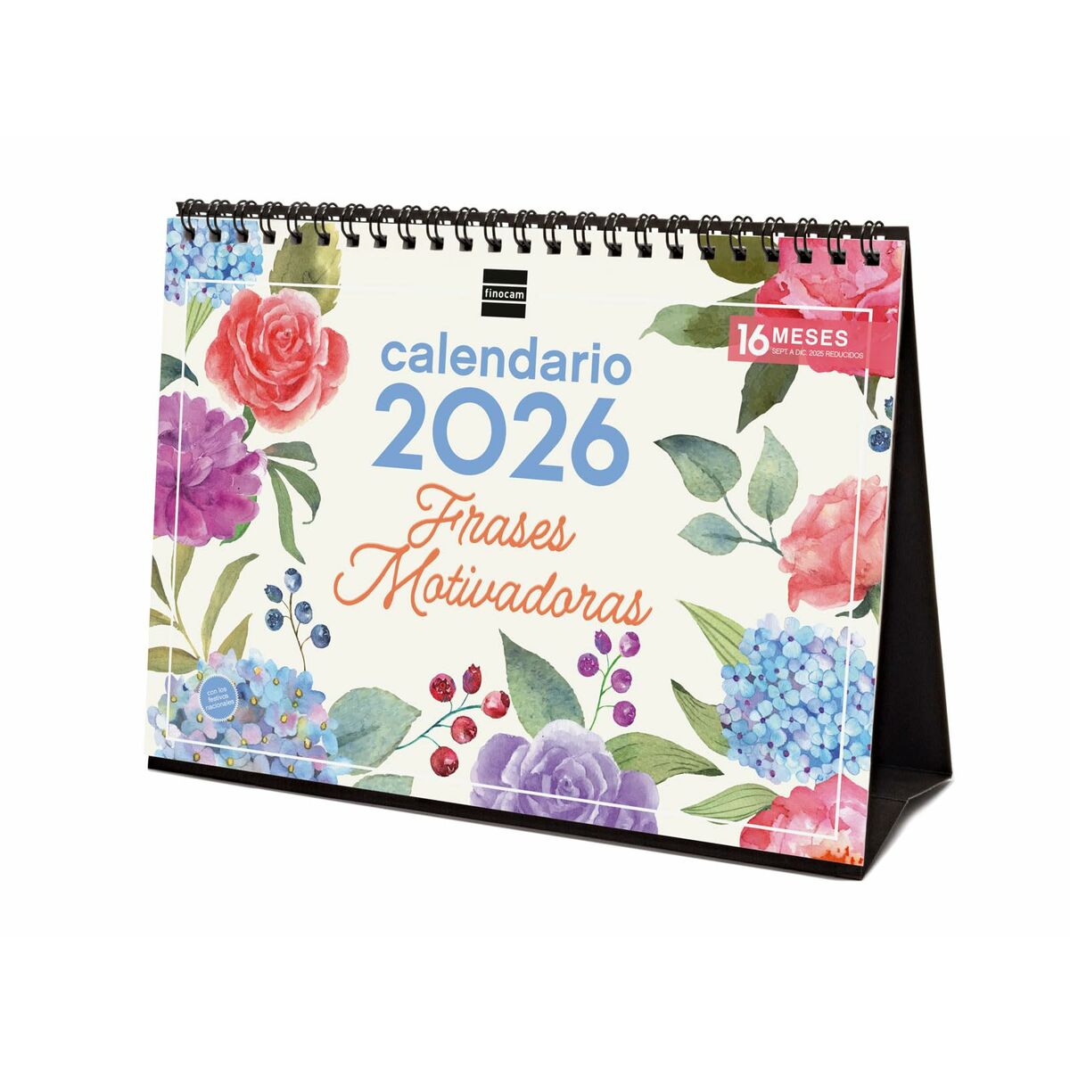 Calendario da Tavolo Finocam Multicolore Carta 21 x 15 cm