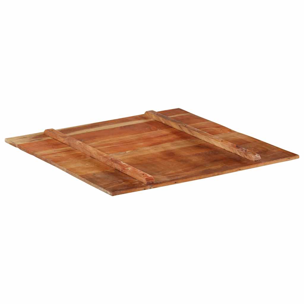 vidaXL Tablero mesa cuadrada madera reciclada maciza 80x80 cm 15-16 mm - Image 6