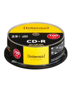 CD-R INTENSO 1001124 52x 700 MB (25 uds)